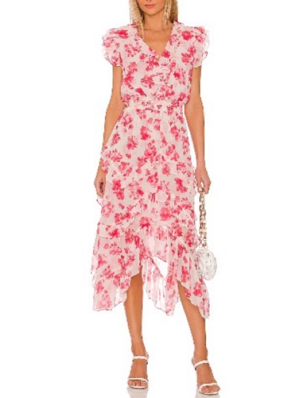 Misa Los Angeles Dakota Dress in Watermelon Blossom